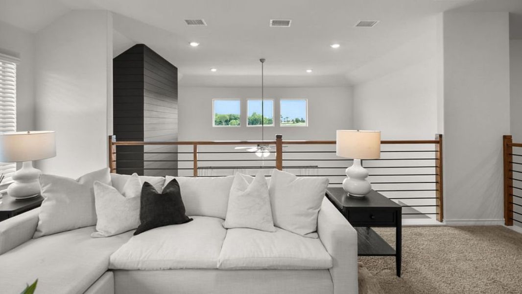 Furnished interior view inside a new home in The Preserve at Forum, Grand Prairie (Image 22).