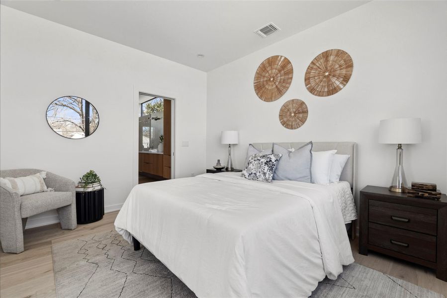 Furnished interior view inside a new home in , Austin (Image 10).