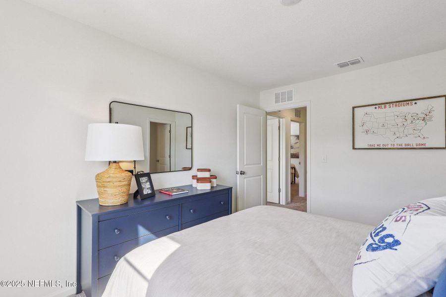 Furnished interior view inside a new home in Kings Landing, Jacksonville (Image 35). Furnished interior view inside a new home in Kings Landing, Jacksonville (Image 35).