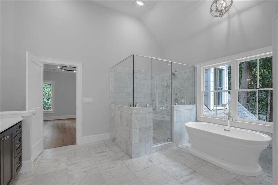 Furnished interior view inside a new home in , Atlanta (Image 6).