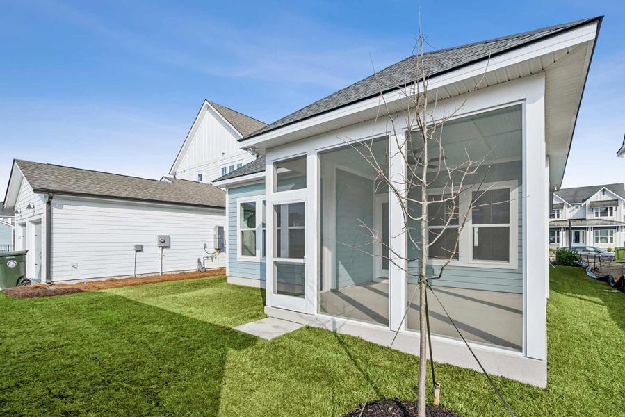 Representative exterior details of a home built from the The Kellicreek II by David Weekley Homes in Point Hope - Cottage Collection, Charleston (Image 3).