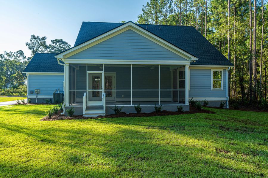 Front exterior of a new home in , Awendaw, SC, highlighting curb appeal (Image 2).
