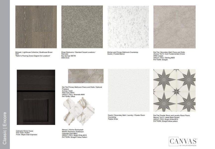 1217 Novara Trail design selections! This home is currently under construction and selections are subject to change.