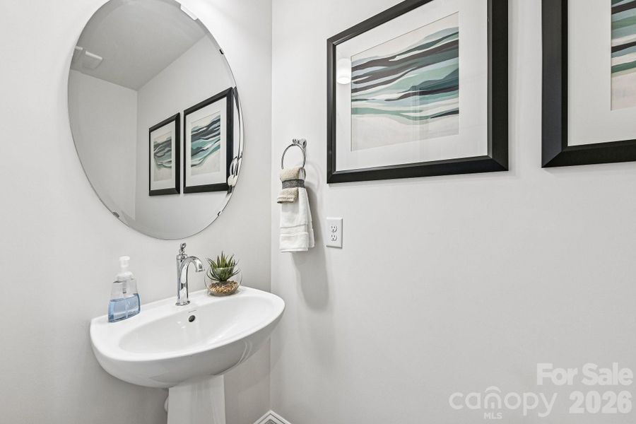 Model Home - Powder Room. Model Home - Powder Room.