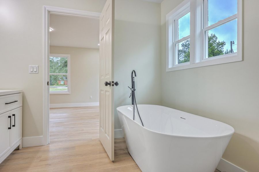 Furnished interior view inside a new home in , Pineville (Image 8). Furnished interior view inside a new home in , Pineville (Image 8).