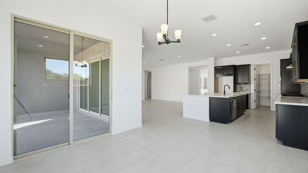 Furnished interior view inside a new home in Arroyo Seco - Palazzo, Buckeye (Image 14).