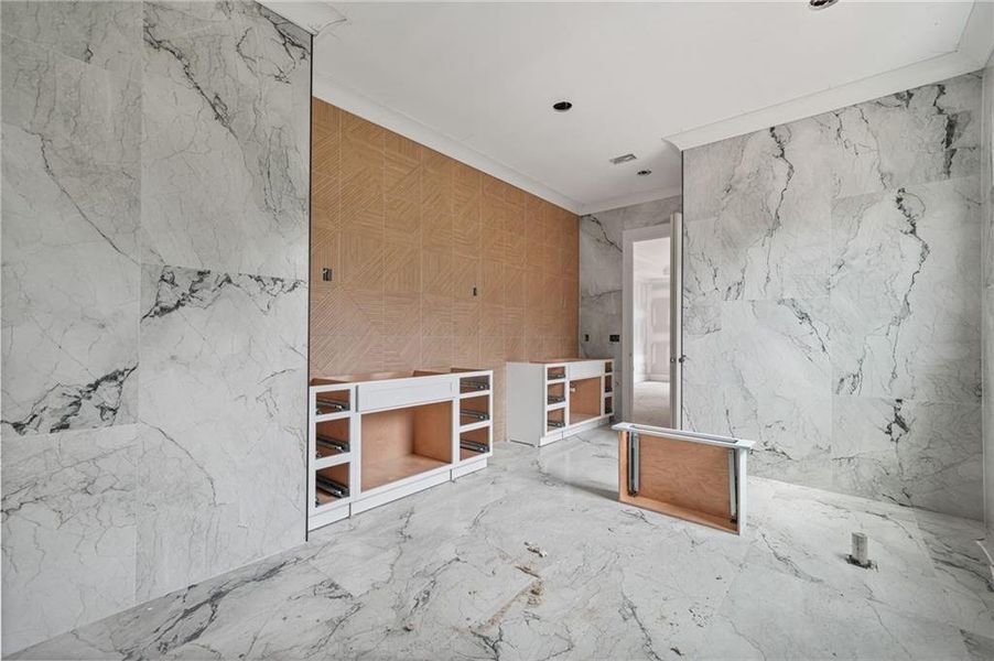 In-progress construction of a new home in , Suwanee, GA (Image 36).