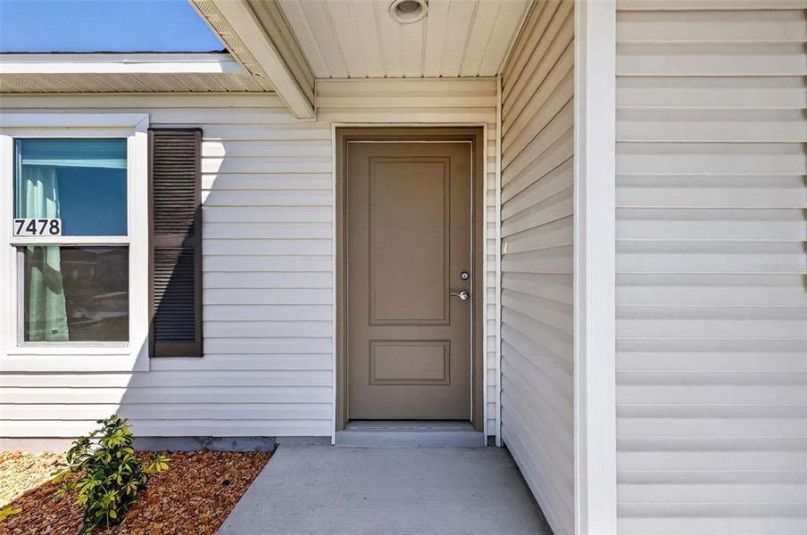 Exterior details and patio area of a home in , The Villages (Image 29). Exterior details and patio area of a home in , The Villages (Image 29).