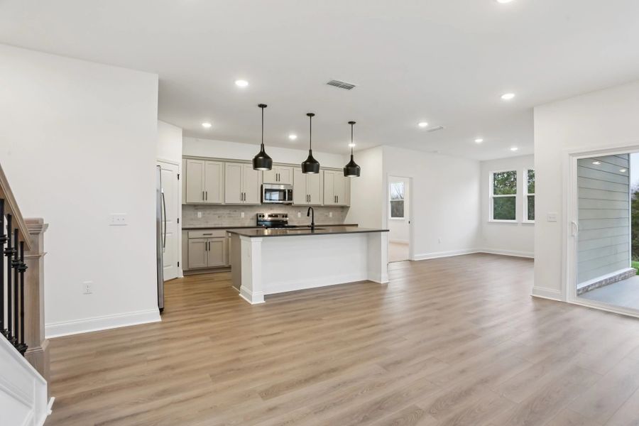 Furnished interior view inside a new home in Ascent at Arbor Ridge, La Vergne (Image 8). Furnished interior view inside a new home in Ascent at Arbor Ridge, La Vergne (Image 8).