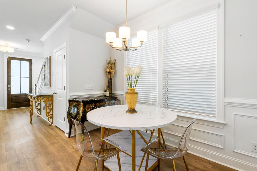 Furnished interior view inside a new home in Oak Bluff, Charleston (Image 39).