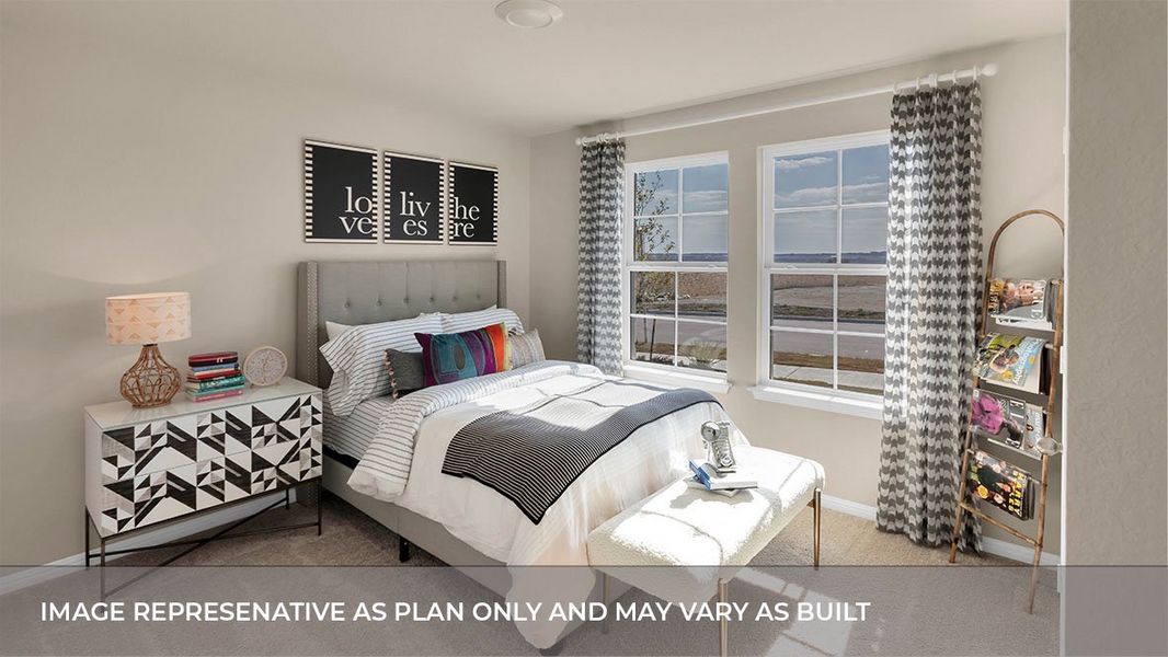 Furnished interior view inside a new home in Bar W Ranch, Leander (Image 6).