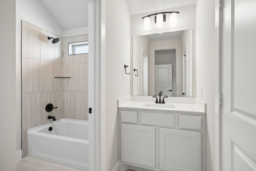 Furnished interior view inside a new home in Painted Tree Lakeside, McKinney (Image 13).