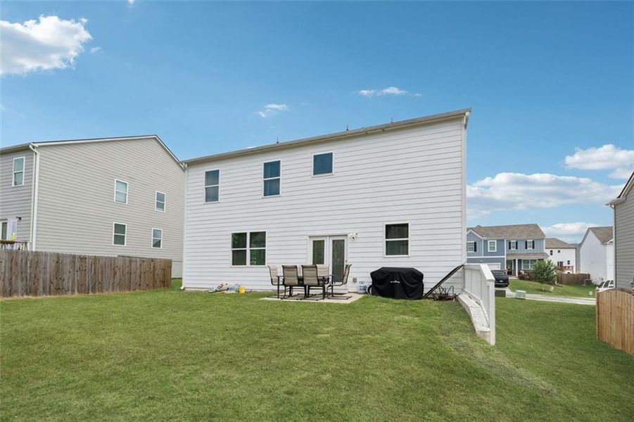 Front exterior of a new home in Etowah Preserve, Dawsonville, GA, highlighting curb appeal (Image 20).