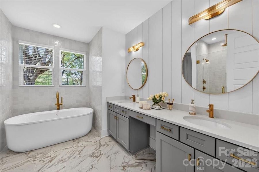 Furnished interior view inside a new home in , Charlotte (Image 33).