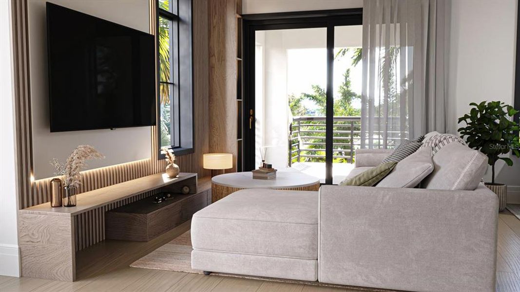 Furnished interior view inside a new home in , Ormond Beach (Image 10).