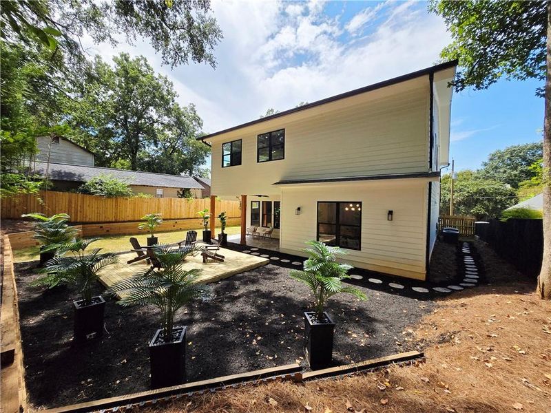 Front exterior of a new home in , Atlanta, GA, highlighting curb appeal (Image 22). Front exterior of a new home in , Atlanta, GA, highlighting curb appeal (Image 22).