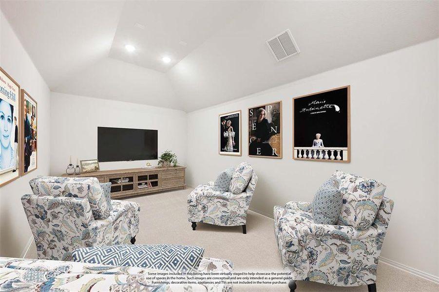 Furnished interior view inside a new home in West Crossing, Anna (Image 18).