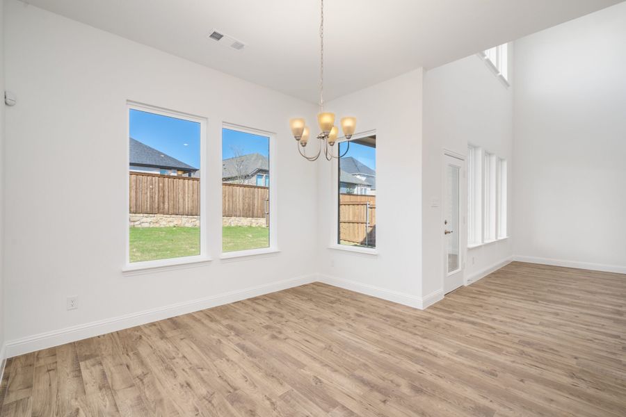 Spacious, unfurnished interior of a new home in Reunion, Rhome (Image 26).