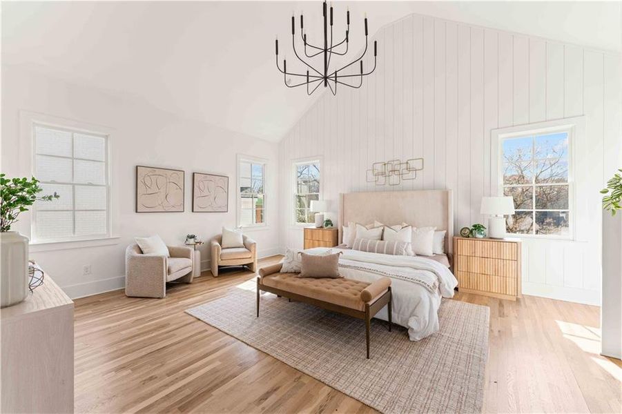 Furnished interior view inside a new home in , Atlanta (Image 16). Furnished interior view inside a new home in , Atlanta (Image 16).