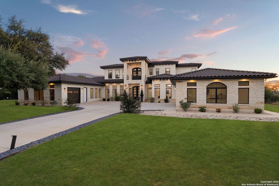 Front exterior of a new home in , Spring Branch, TX, highlighting curb appeal (Image 19).