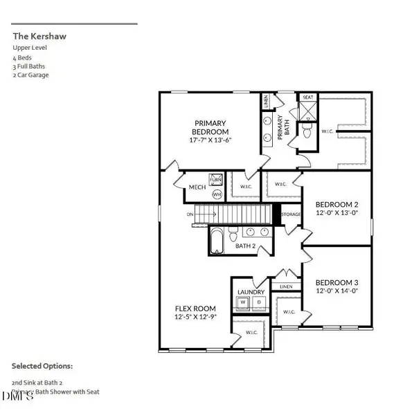 LOT 89 Second Floor Floor Plan LOT 89 Second Floor Floor Plan