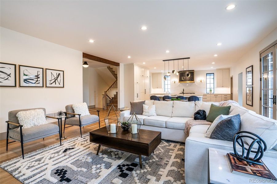Furnished interior view inside a new home in , Denver (Image 6).