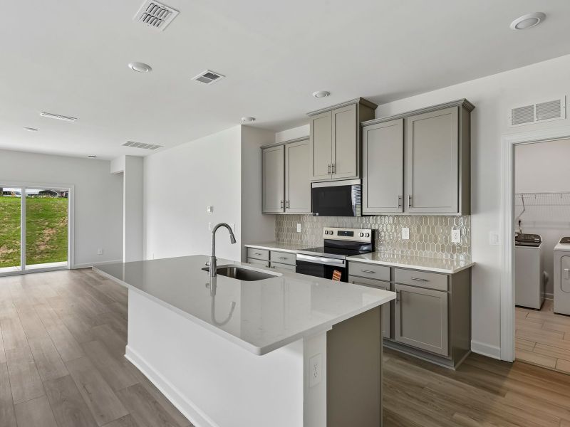 Furnished interior view inside a new home in Seattle Crossing, Shelby (Image 4).