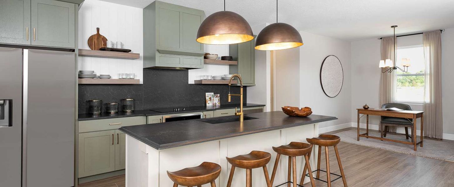 Representative furnished interior of a home built from the Plant II by Ashton Woods in Ellington Traditional, St. Cloud (Image 11).