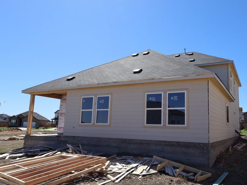 In-progress construction of a new home in Cascades at Onion Creek, Austin, TX (Image 6).