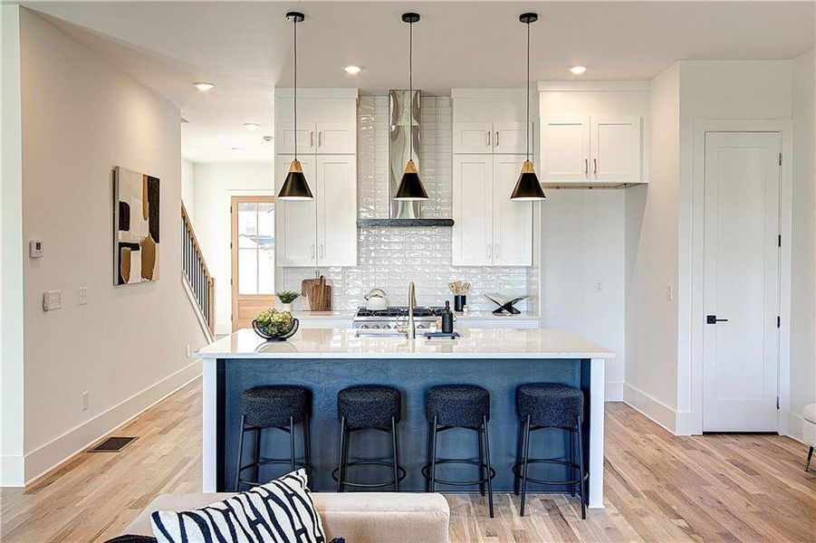 Furnished interior view inside a new home in , Atlanta (Image 10). Furnished interior view inside a new home in , Atlanta (Image 10).