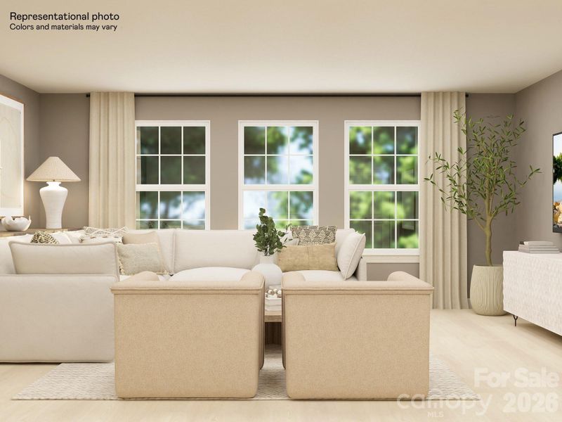 Furnished interior view inside a new home in Roselyn, Lancaster (Image 10). Furnished interior view inside a new home in Roselyn, Lancaster (Image 10).