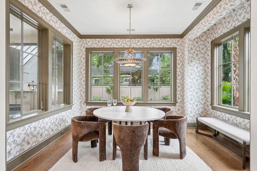 Furnished interior view inside a new home in , Mount Pleasant (Image 14).