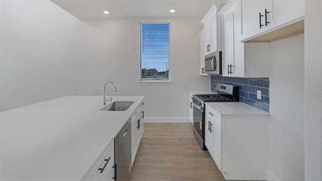 Furnished interior view inside a new home in The Avenue, Allen (Image 3). Furnished interior view inside a new home in The Avenue, Allen (Image 3).