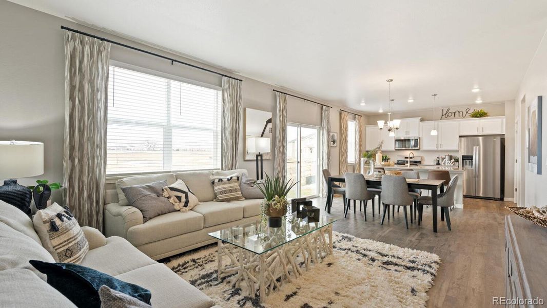 Furnished interior view inside a new home in Timberleaf, Thornton (Image 6).