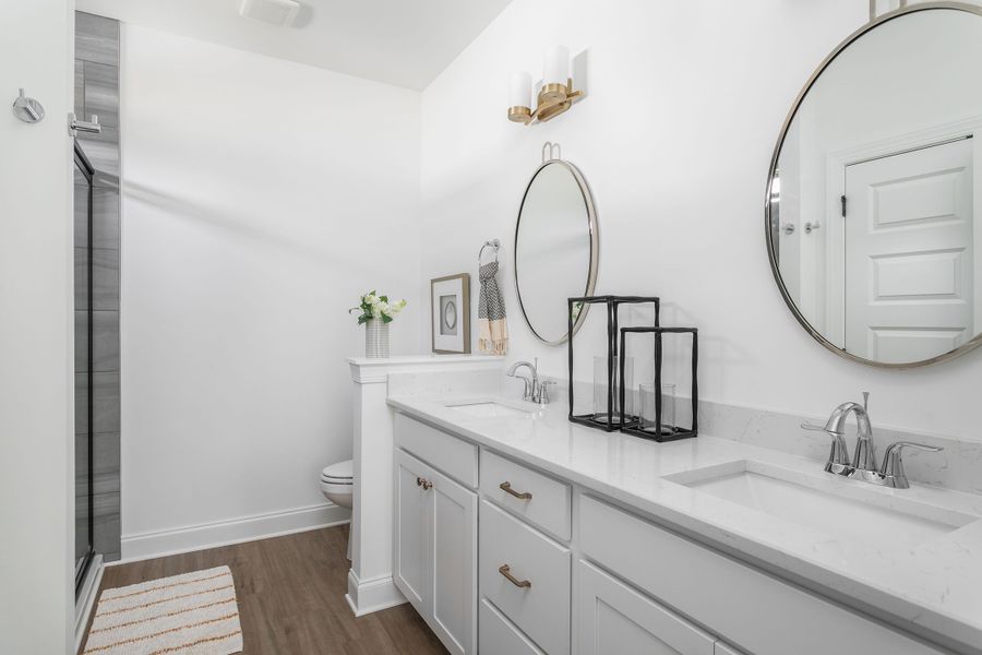 Representative furnished interior of a home built from the The Camden by Greentech Homes LLC in Nature's Cove, Ooltewah (Image 22).