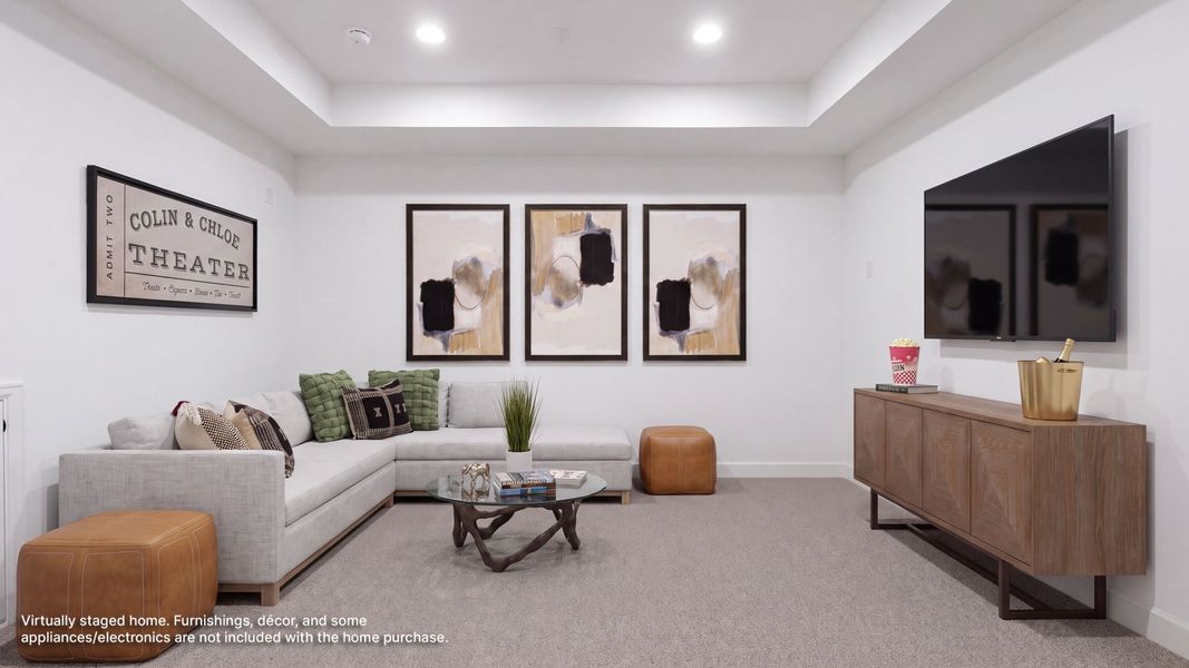 Furnished interior view inside a new home in Ramble, Celina (Image 10).