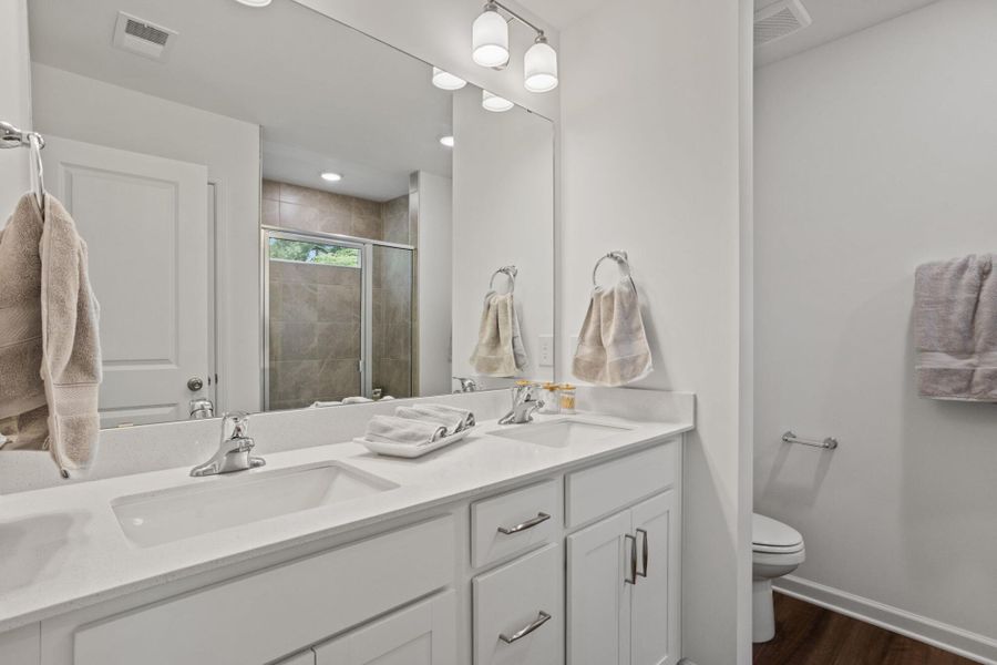 Furnished interior view inside a new home in East Main Townes, Spartanburg (Image 12). Furnished interior view inside a new home in East Main Townes, Spartanburg (Image 12).