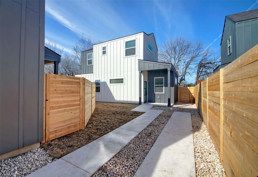 Front exterior of a new home in , Austin, TX, highlighting curb appeal (Image 14).