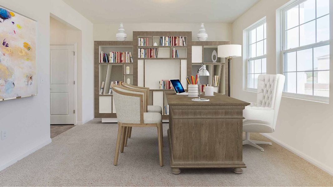 Furnished interior view inside a new home in Angeline, Land O' Lakes (Image 3).