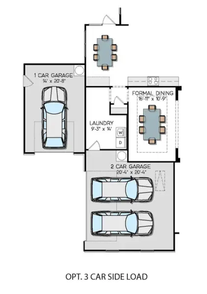 2D floor plan layout for the Muirfield by Greybrook Homes in Shepherds Trace, Clover, SC (Image 7).