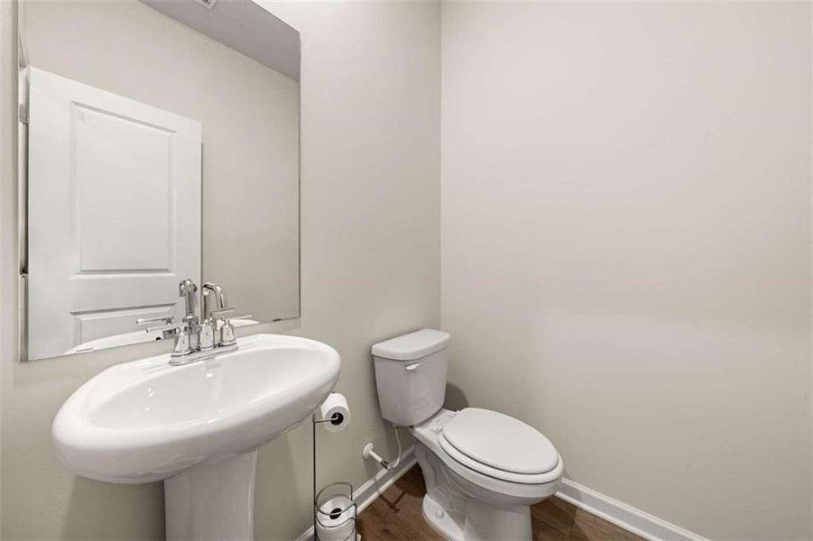 Furnished interior view inside a new home in Creekside at Oxford Park, Fairburn (Image 10).
