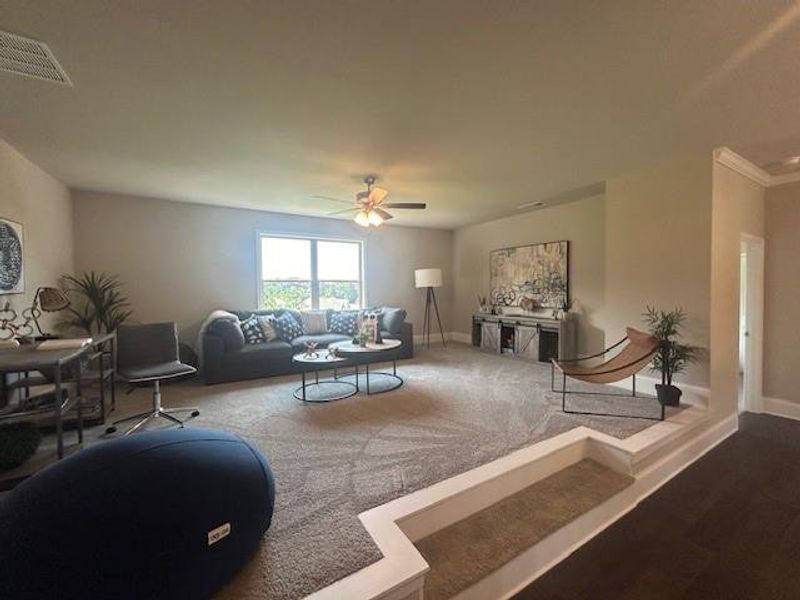 Furnished interior view inside a new home in , Cumming (Image 13).