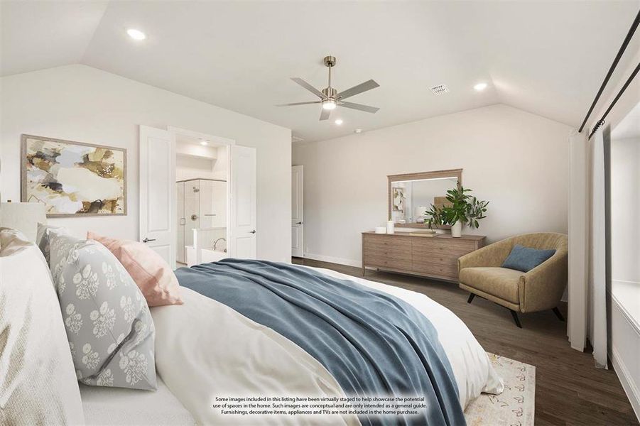 Furnished interior view inside a new home in Hayes Crossing, Midlothian (Image 8). Furnished interior view inside a new home in Hayes Crossing, Midlothian (Image 8).