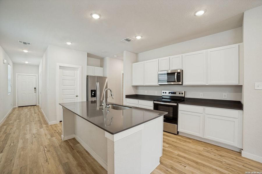 Furnished interior view inside a new home in , San Antonio (Image 10). Furnished interior view inside a new home in , San Antonio (Image 10).