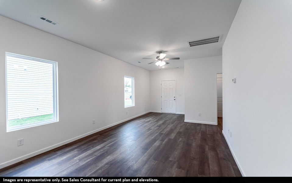 Spacious, unfurnished interior of a new home in Stonehenge, Manchester (Image 9).