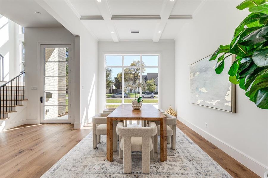 Furnished interior view inside a new home in , Dallas (Image 20).