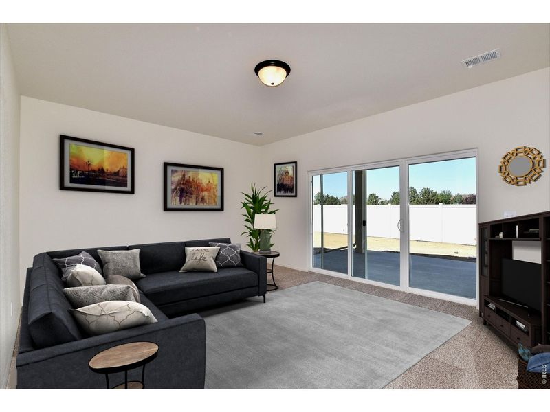 Furnished interior view inside a new home in , Greeley (Image 5).