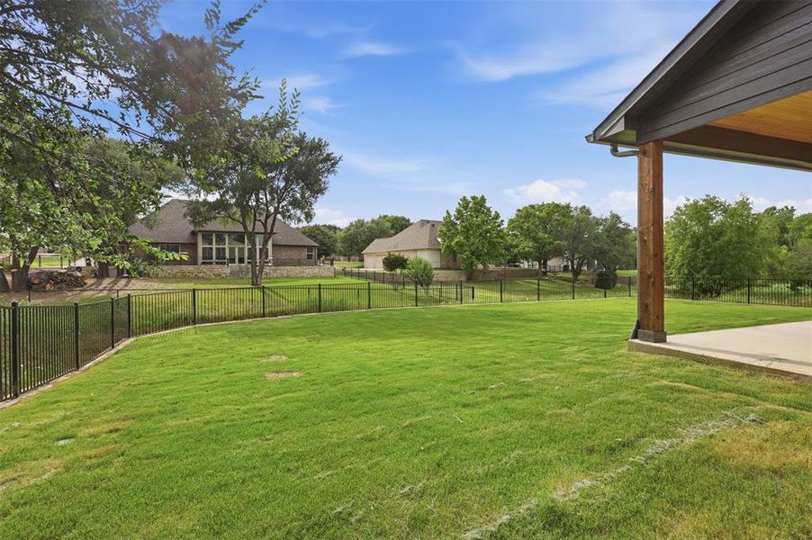 Exterior details and patio area of a home in , Granbury (Image 26). Exterior details and patio area of a home in , Granbury (Image 26).