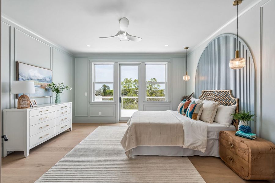 Furnished interior view inside a new home in , Johns Island (Image 79).