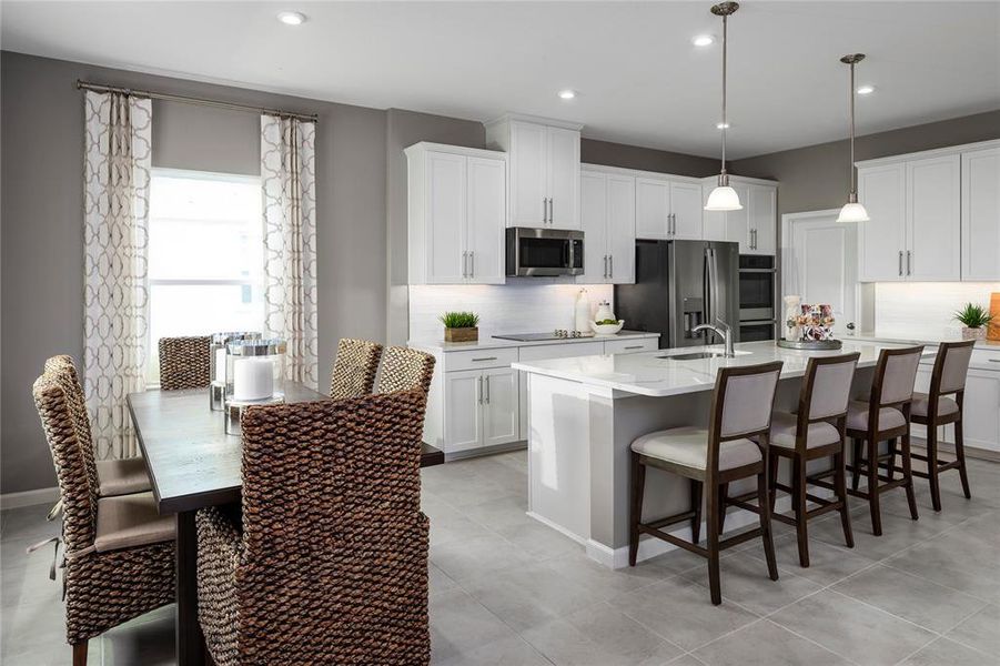 Furnished interior view inside a new home in Morningside Reserve, Leesburg (Image 9).
